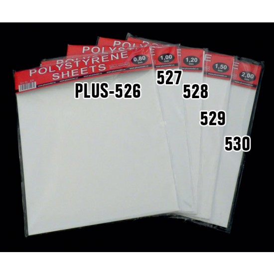 Polystyrene Sheet #Big (Thickness: 1.5mm, Length: 220mm, Width: 190mm)