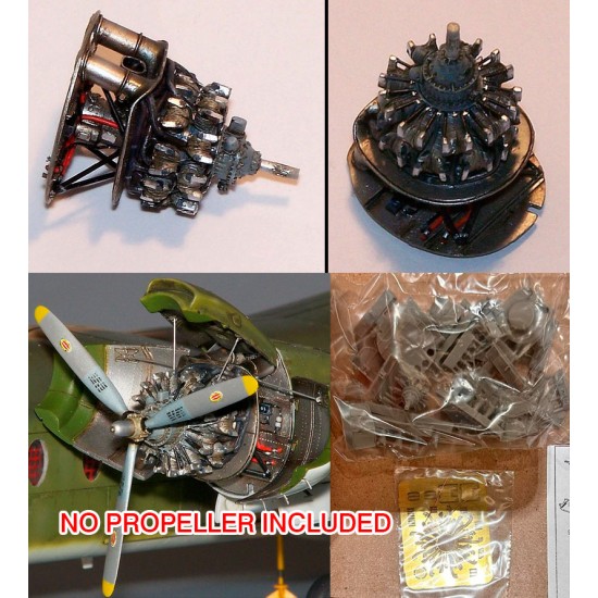 1/72 DHC-4 Caribou Engine Conversion set for Hobbycraft kit (Resin parts + PE)