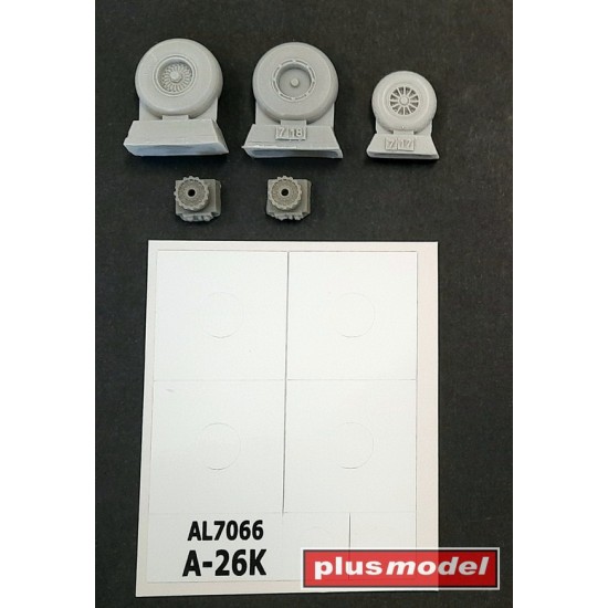 1/72 Douglas A-26K Invader Wheels