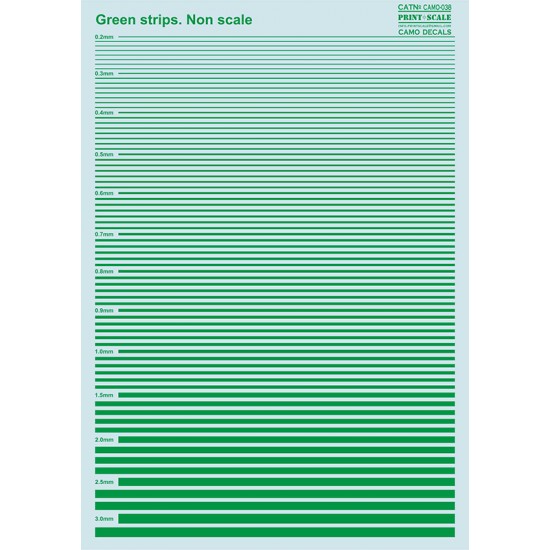 Green Strips Decals