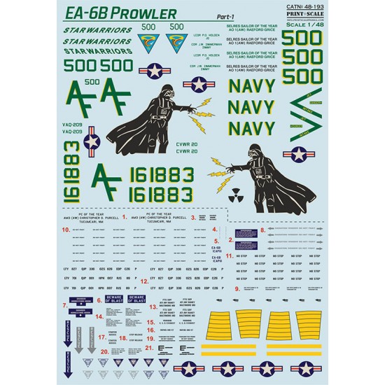 Decals for 1/48 EA-6B Prowler Part 1