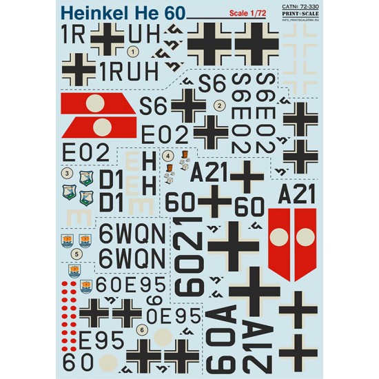 1/72 Heinkel He 60 Part.1 Decals