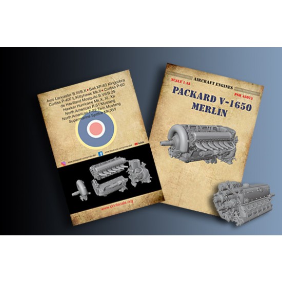 1/48 Packard V-1650 Merlin Aircraft Engine