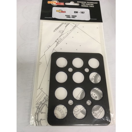 1/35 FV432 APC Wheel Mask for Takom kits