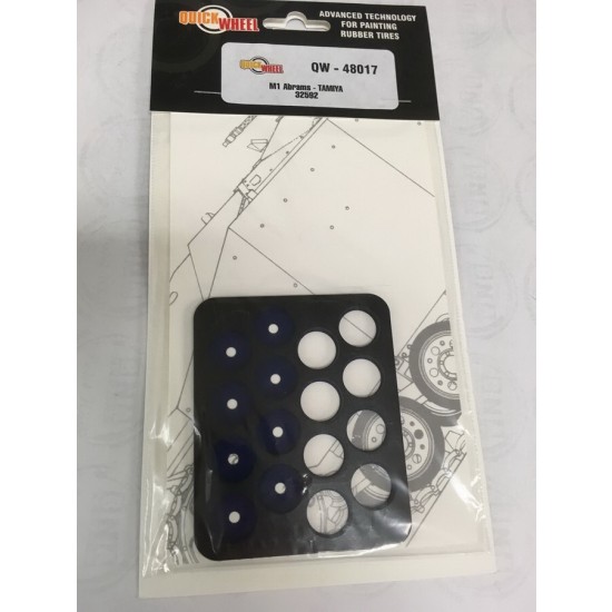 1/48 M1 Abrams Wheel Mask for Tamiya kits