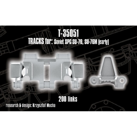 1/35 Tracks for Soviet SPG SU-76, SU-76M (early)