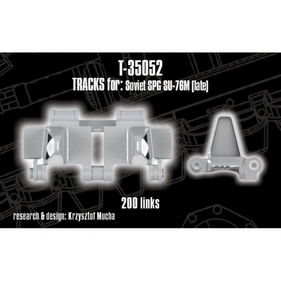 1/35 Tracks for Soviet SPG SU-76M (late)