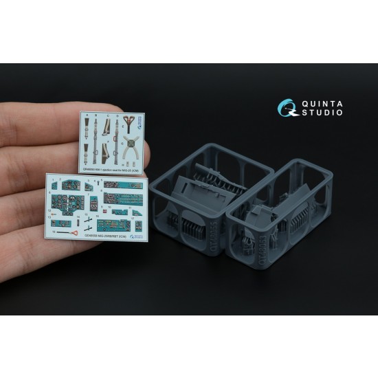 1/48 MiG-25RB/MiG-25RBT Interior 3D Decal for ICM kits (with 3D-printed resin parts)