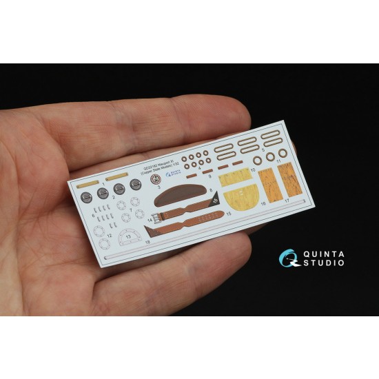 1/32 Nieuport XI Interior 3D Decal for CSM kits