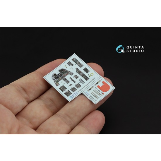1/48 Northrop F-20 Tigershark Interior Detail Parts for Freedom Model kits
