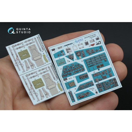 1/48 Mi-24A Interior 3D Decal for Trumpeter kits