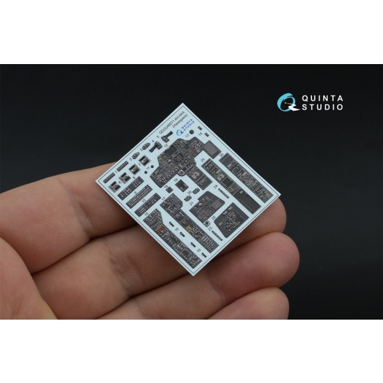 1/48 AH-64A Interior 3D Decal for Hasegawa kits (small version)