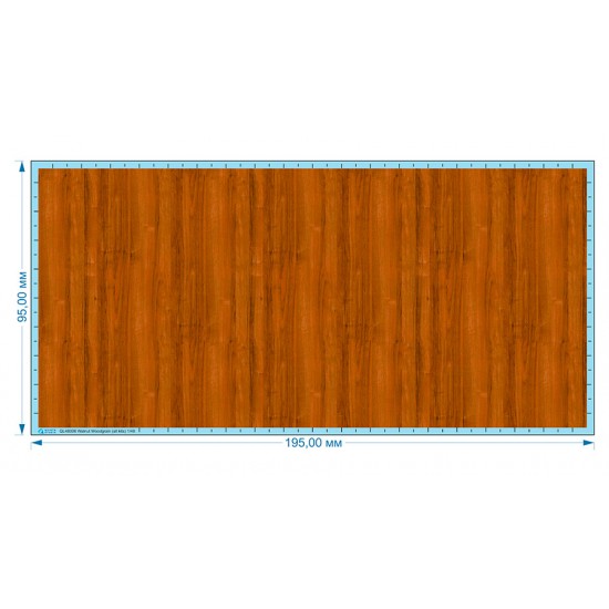 1/48 Walnut Woodgrain Decal for all kits