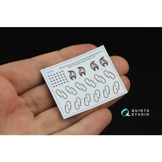 1/32 DAIMLER-MERCEDES D.III Electrical Wiring for Wingnut Wings/Roden kits
