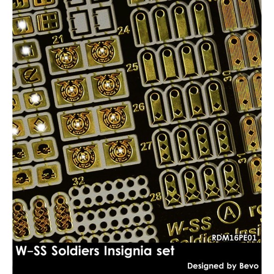 1/16 WSS Soldiers Insignia Set