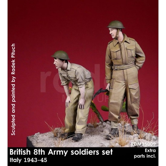 1/35 British 8th Army Soldiers Set (2 figures)