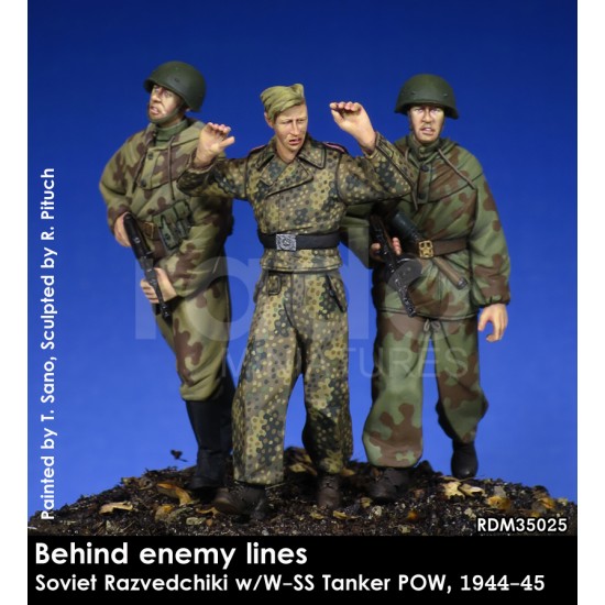 1/35 Behind Enemy Lines - Soviet Razvedchiki w/W-SS Tanker Pow 1944-45