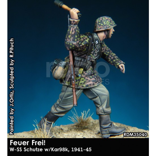 1/35 Feuer Frei! W-SS Schutze w/Kar98k, Normandy 1944