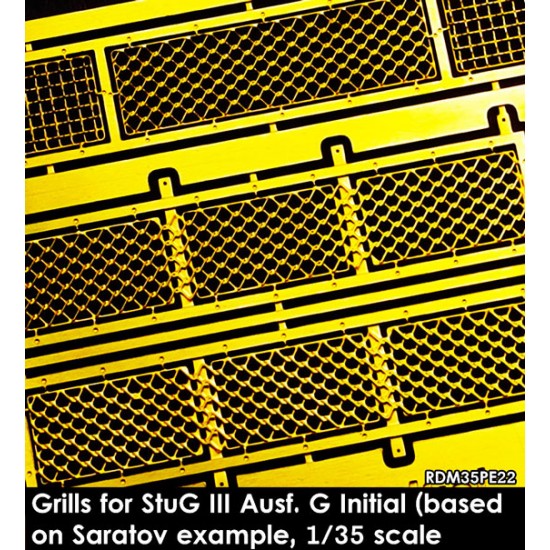 1/35 Grills for StuG III G Initial Production