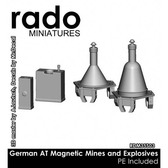 1/35 German AT Magnetic Mines & Explosives