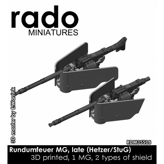 1/35 Rundumfeuer Maschinengewehr Late for StuG/Hetzer (1x Full Mount w/MG)