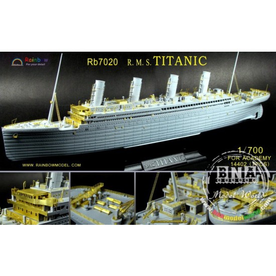 Revue de kit: RMS Titanic 1/700 Academy 