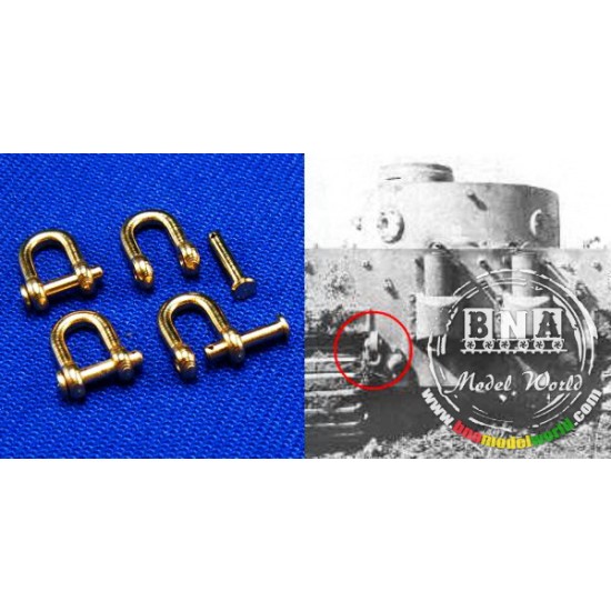 Shackles Used in 1/35 German Tiger I &King Tiger (4pcs)