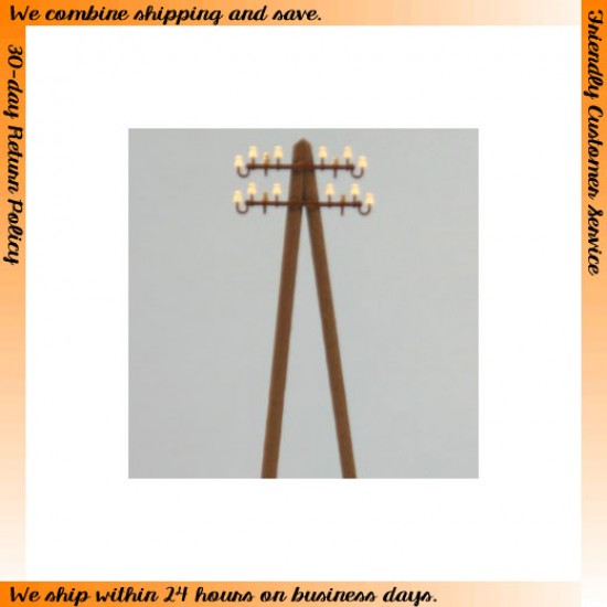 HO scale (1/87) - Lamp & Electric Pole Vol.26