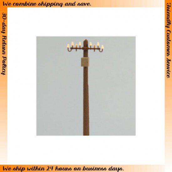 HO scale (1/87) - Lamp & Electric Pole Vol.29