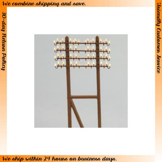 HO scale (1/87) - Lamp & Electric Pole Vol.38