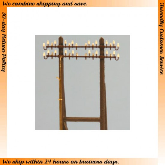 HO scale (1/87) - Lamp & Electric Pole Vol.39