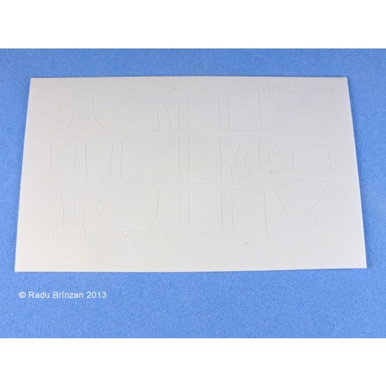 1/32 F4U-1 Corsair Birdcage Canopy Masks for Tamiya kit