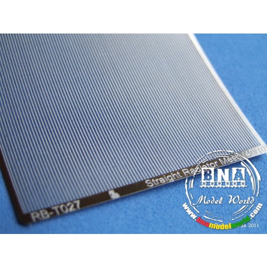 Straight Radiator Mesh (40/10) for 1/32 Aircraft Models