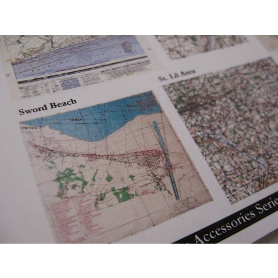 1/35 WWII War Maps Vol.1 - printed on ultra thin 50grs. Paper