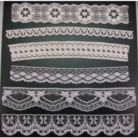 Lace Curtains Set for 1/16, 1/35, 1/48 scale models