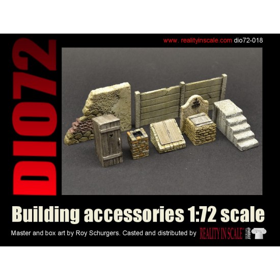 1/72 Building Accessories (Resin kit)