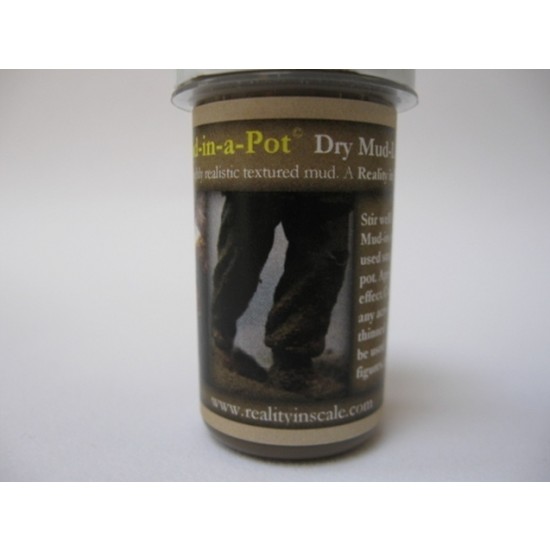 Dry Mud - Medium Brown (Highly realistic textured mud) 20ml