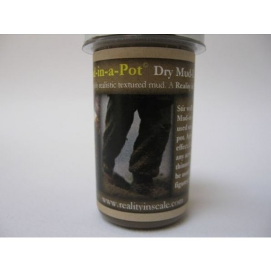Dry Mud & Grass - Dark Brown (Highly realistic textured mud with added grass) 20ml
