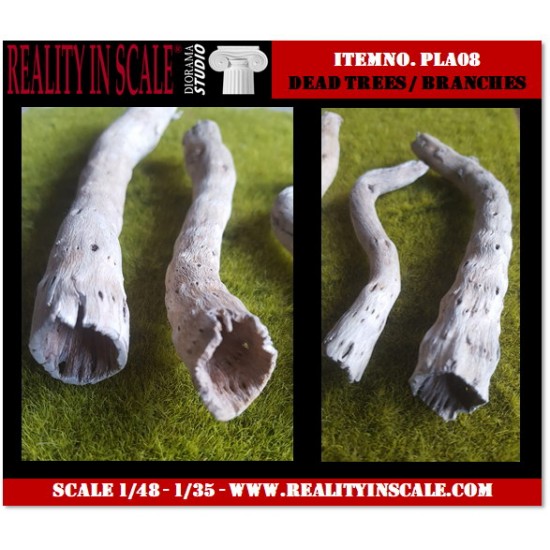 1/48 - 1/35 Dead Trees / Branches (contains 3 - 4 dead trees)