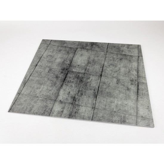 1/48 Concrete Base Square Type 4 Diorama Base with 3D Effect (380x320mm)