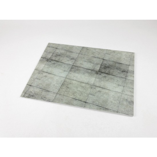 1/72 Concrete Base Rectangular Type 2 Diorama Base with 3D Effect (300x230mm)