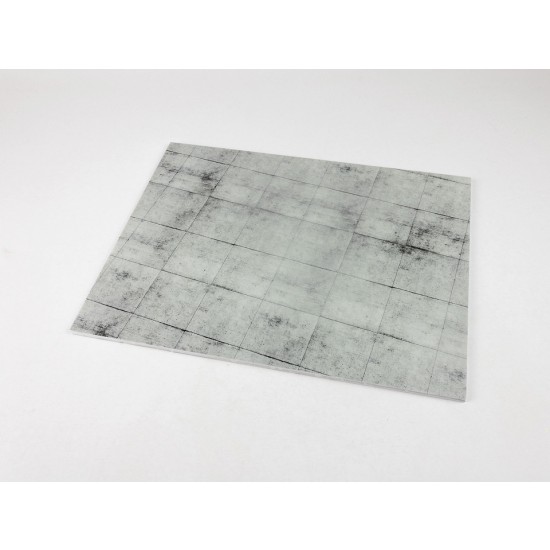 1/72 Concrete Base Square Type 2 Diorama Base with 3D Effect (300x230mm)