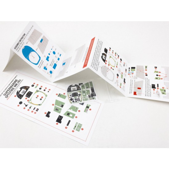 1/32 Supermarine Spitfire Mk.IXc Updated Insturment Panel for Revell kit