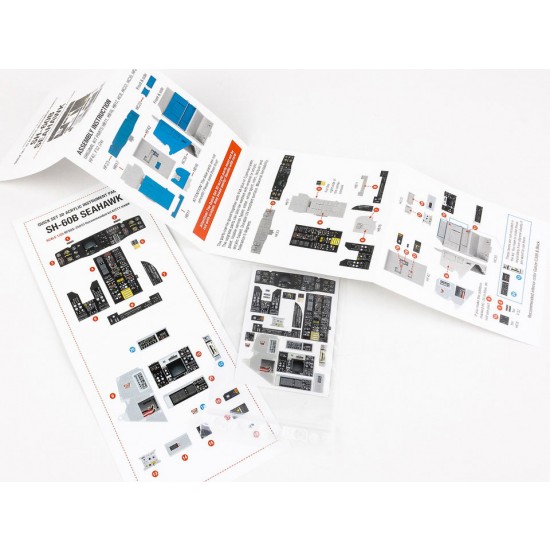 1/35 SH-60B Seahawk 3D Instrument Panel for Kitty Hawk kit