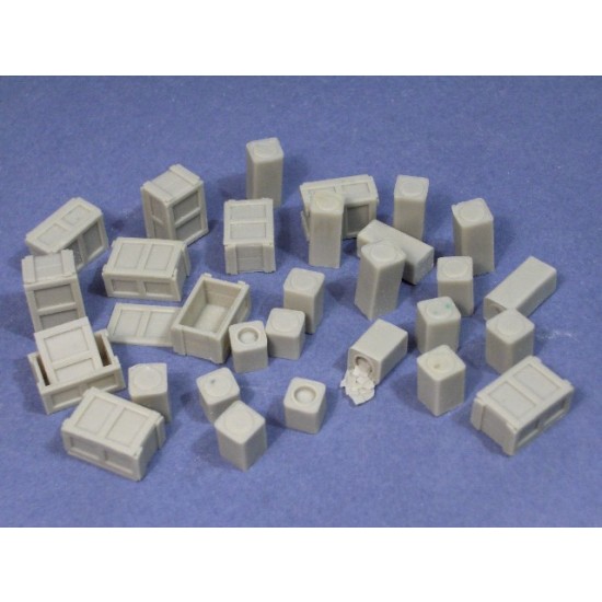 1/35 Compo Boxes (Composite Ration Packs)(x10) and Biscuit Tins (x18 ...