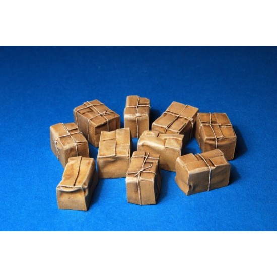1/35 Resin Cardboard Boxes (2x 10 Different Boxes)