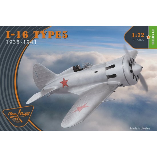 1/72 Polikarpov I-16 Type 5 1938-1941 Starter Kit