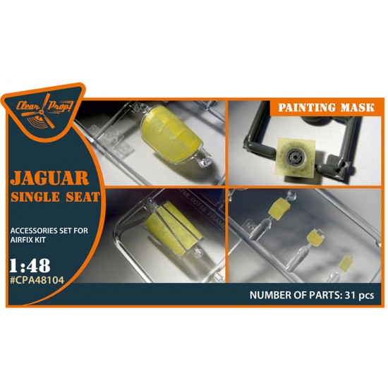 1/48 SEPECAT Jaguar Single Seat Painting Masks for Airfix kit
