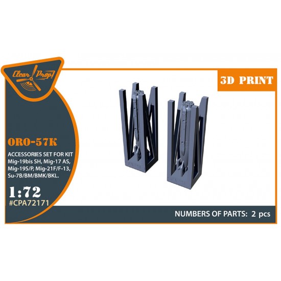 1/72 ORO-57K for MiG-19S/P/15bis/Sh/17AS/21F/F13/PF/Su-7/7B/BMK/BKL
