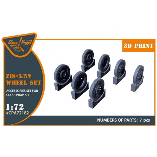 1/72 ZiS-5/5V Truck Wheel set for Clear Prop kits